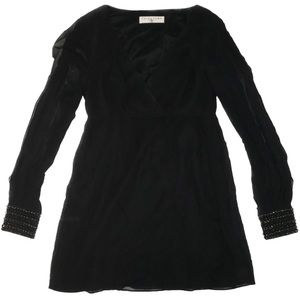 TRINA TURK | Women’s Size 6 Black Long Sleeve Dress